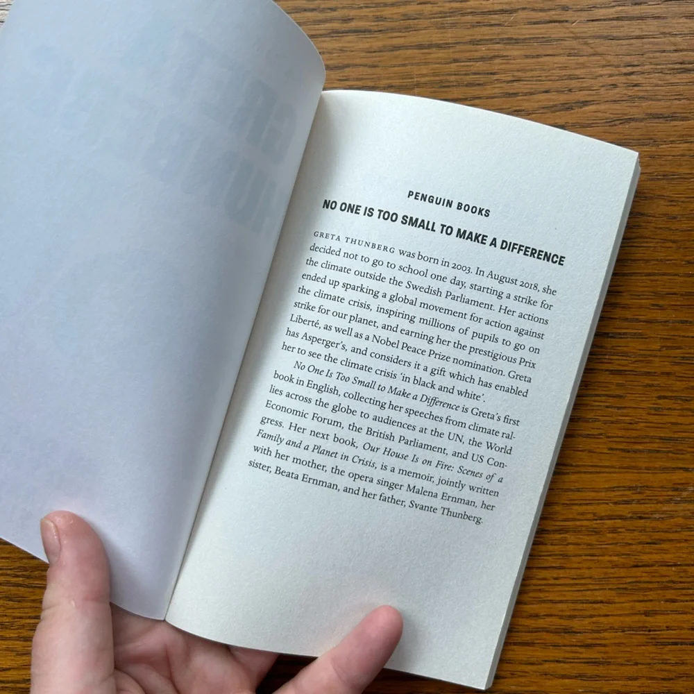 Brand New Greta Thunberg book - Picture 3 of 5